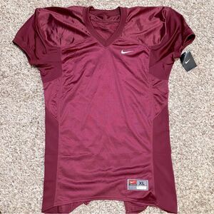 NWT Nike Football Jersey Shirt Maroon Men's Size XL